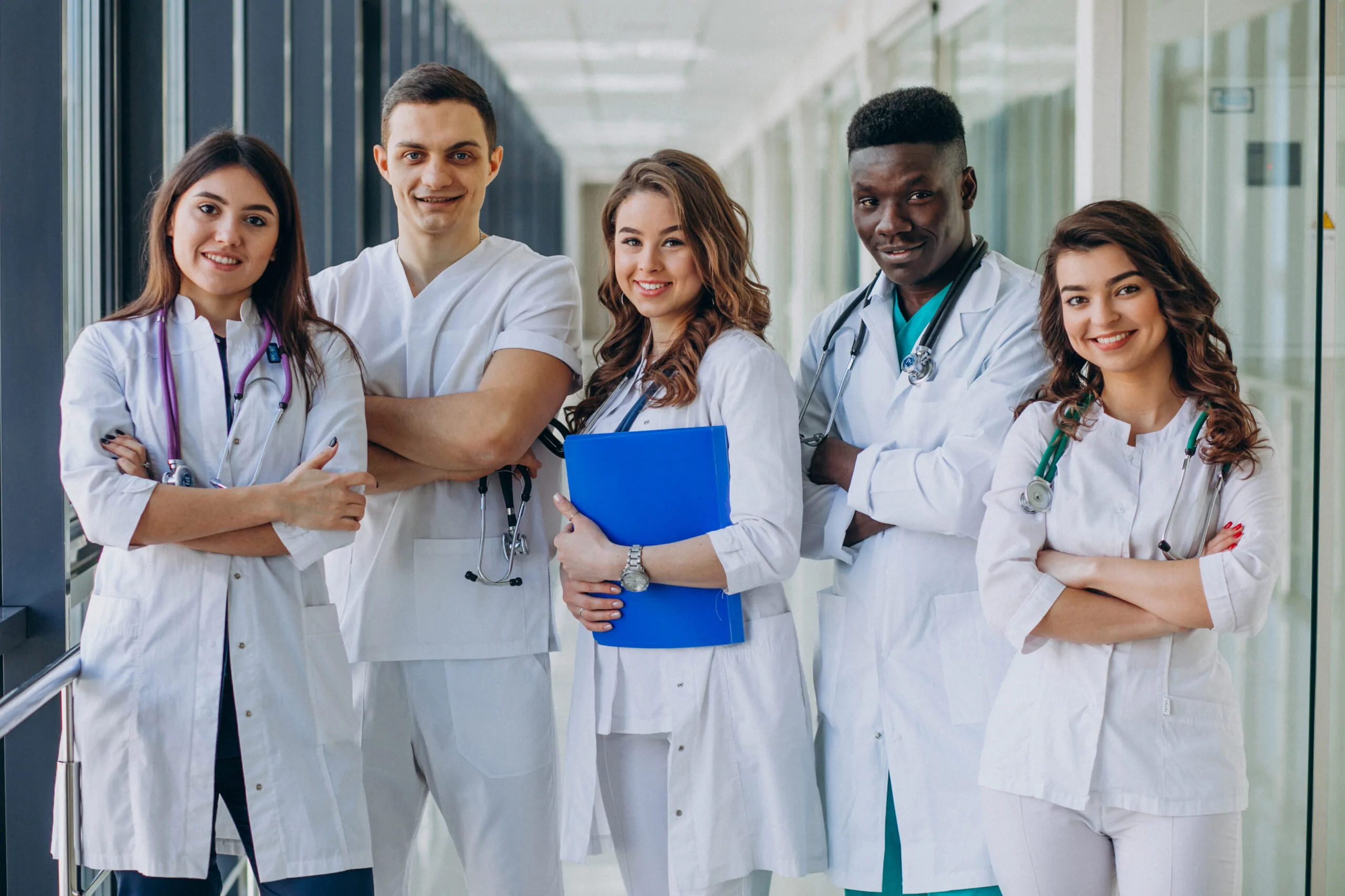 Ohio Medical Billing 9 team young specialist doctors standing corridor hospital scaled 1